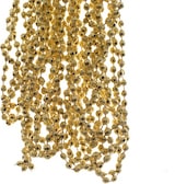 thumbnail of Perlenkette Band Girlande Diamanten Kunststoff Ø.0,5 cm L. 2,7 m gold