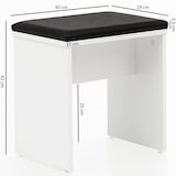 thumbnail of FineBuy Schminktisch FB51641 Kosmetiktisch Frisiertisch Weiß Spiegel & Hocker