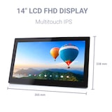 thumbnail of XORO MegaPAD 1404 V7 14" (35,56cm) Tablet, 64GB, schwarz Android