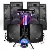 thumbnail of PACK SONO DJ BM SONIC MEGA BASSES Caissons bi-amplifié 18" 2x1200W 4 HP 4x2000W - Portique Eclairage XPerformer PRO CLUB MIX BAR