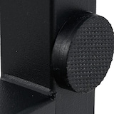 thumbnail of COSTWAY Tavolino a forma di C, tavolino da divano con struttura in metallo, tavolino da caffè, tavolino per laptop, 45,5 x 25,5 x 64 cm (marrone)