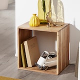 thumbnail of Cube Massivholz Regal Beistelltisch Tisch Holzcube Würfelregal Couchtisch