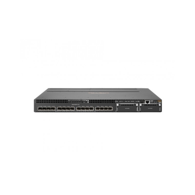 HP Enterprise Aruba 3810M 16SFP+ 2-slot Switch verwaltet 16 10/100/1000 + 8 x 10 Gigabit SFP+ -Rack montierbar