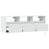 thumbnail of vidaXL TV-Wandschrank mit LED-Beleuchtung Weiß 130x31x45 cm