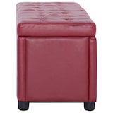 thumbnail of Helloshop26 - Panca/sgabello/contenitore ottomano 87 cm materiale sintetico rosso bordeaux 3002087