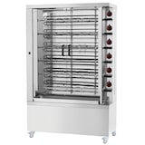 thumbnail of Elektrische kipgrill 6 zwaarden = 30/36 kippen - 1100x450x1760 mm - 25200 W 400/3V - 53303063 Eurast