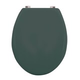 thumbnail of WellHome - Sedile WC in MDF con cerniere in acciaio inox 45x36x5,6 cm, colore Verde Scuro - Asi WC
