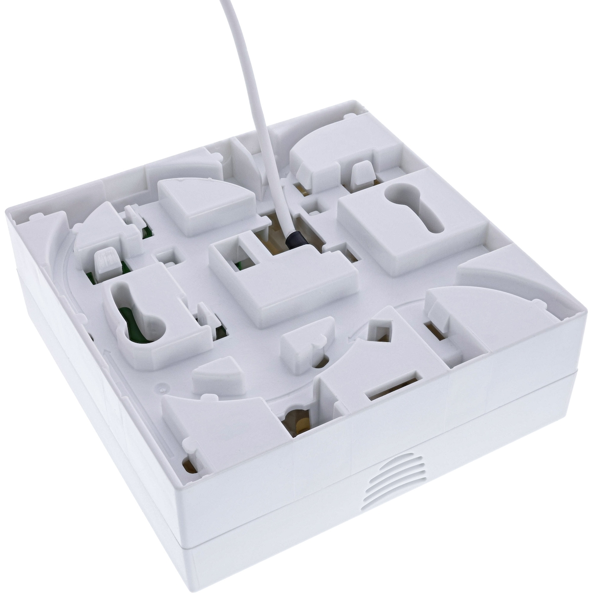InLine FTTH Verlängerungsbox vorkonfektioniert 4x LC/APC 9/125μm 10m