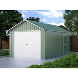 thumbnail of Box container garage auto con saracinesca in lamiera di Acciaio Zincato 360x610cm x h3,15m - 470KG - 21,96 mq - VERDE