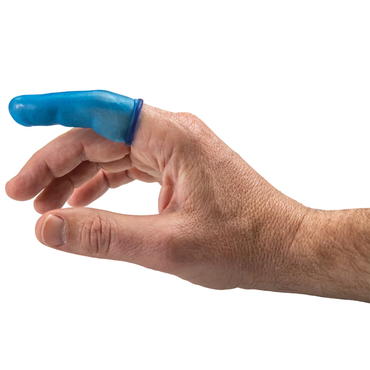 Pansement doigtiers bleu en caoutchouc X50 - Detectaplast