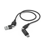 thumbnail of Hama 00201537 USB Kabel 1,5 m USB 2.0 USB A/USB C USB C/Micro-USB B Schwarz