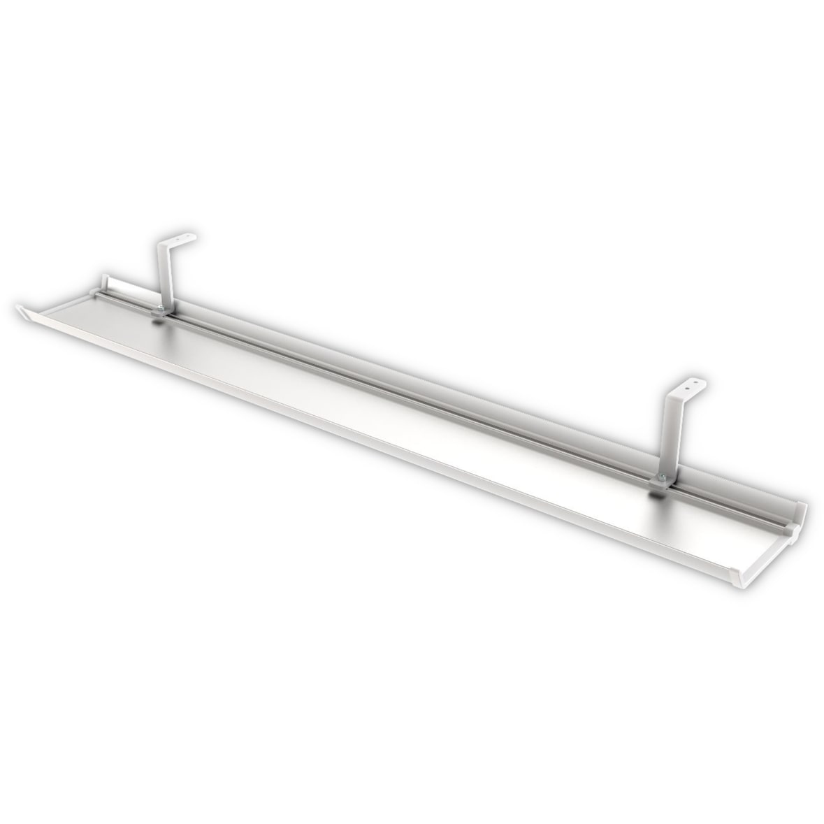 Euroseats Kabelkanal-Schreibtisch weiß 110 cm