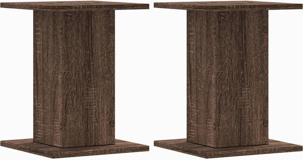 vidaXL Pflanzenständer 2 Stk. Eichen-Optik 30x30x40 cm Holzwerkstoff