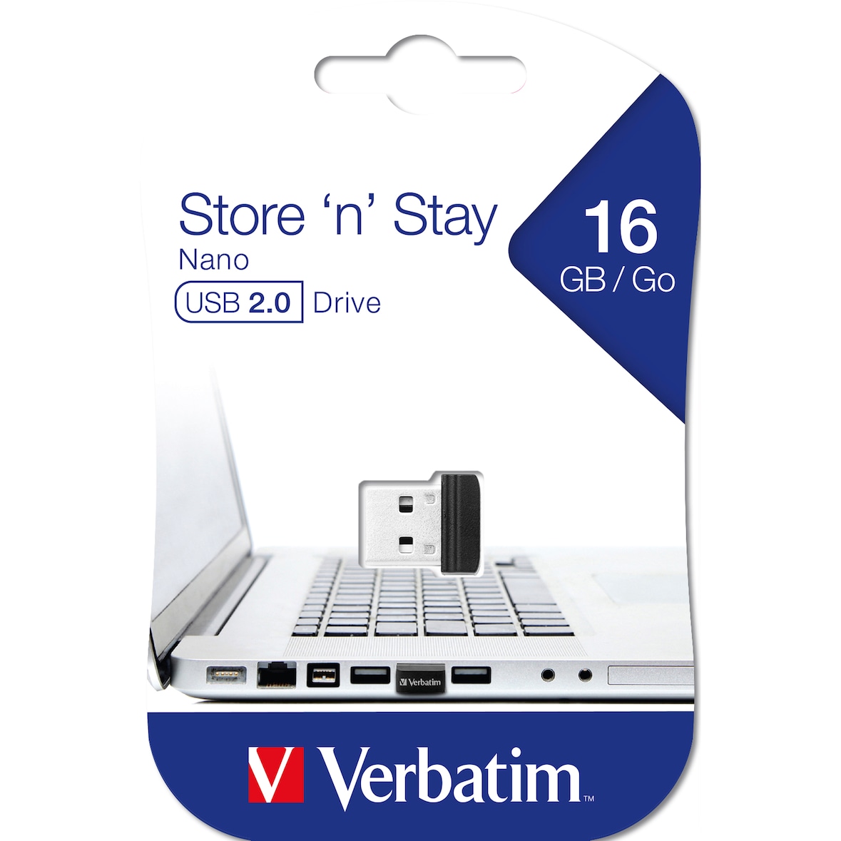 Verbatim Nano USB 2.0 Stick Store´n´Stay 16 GB