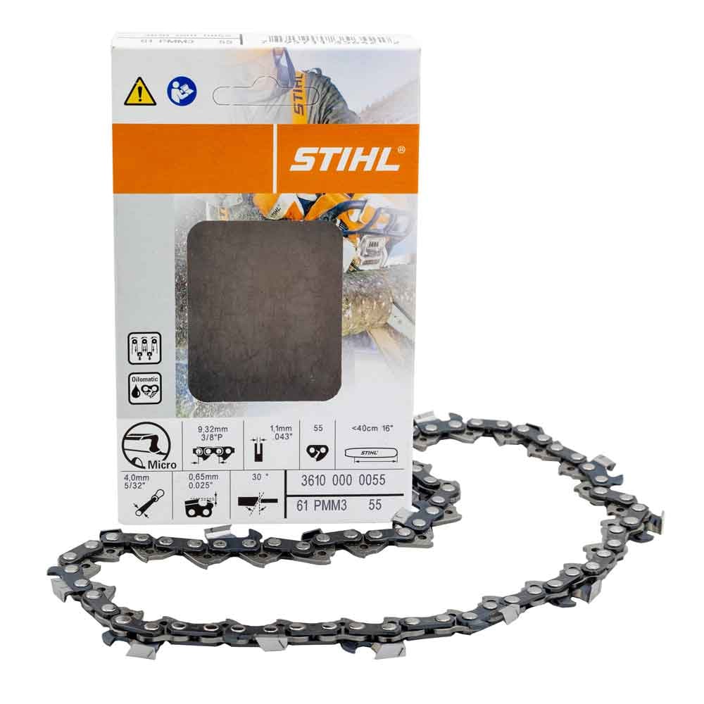 Stihl 36100000055 Sägekette Pmmc3 3/8-Inch 1,1mm 40 cm 55, 1 Stück