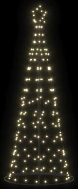 thumbnail of vidaXL LED-Weihnachtsbaum mit 390 LEDs Warmes Weiß 250 cm Eisen
