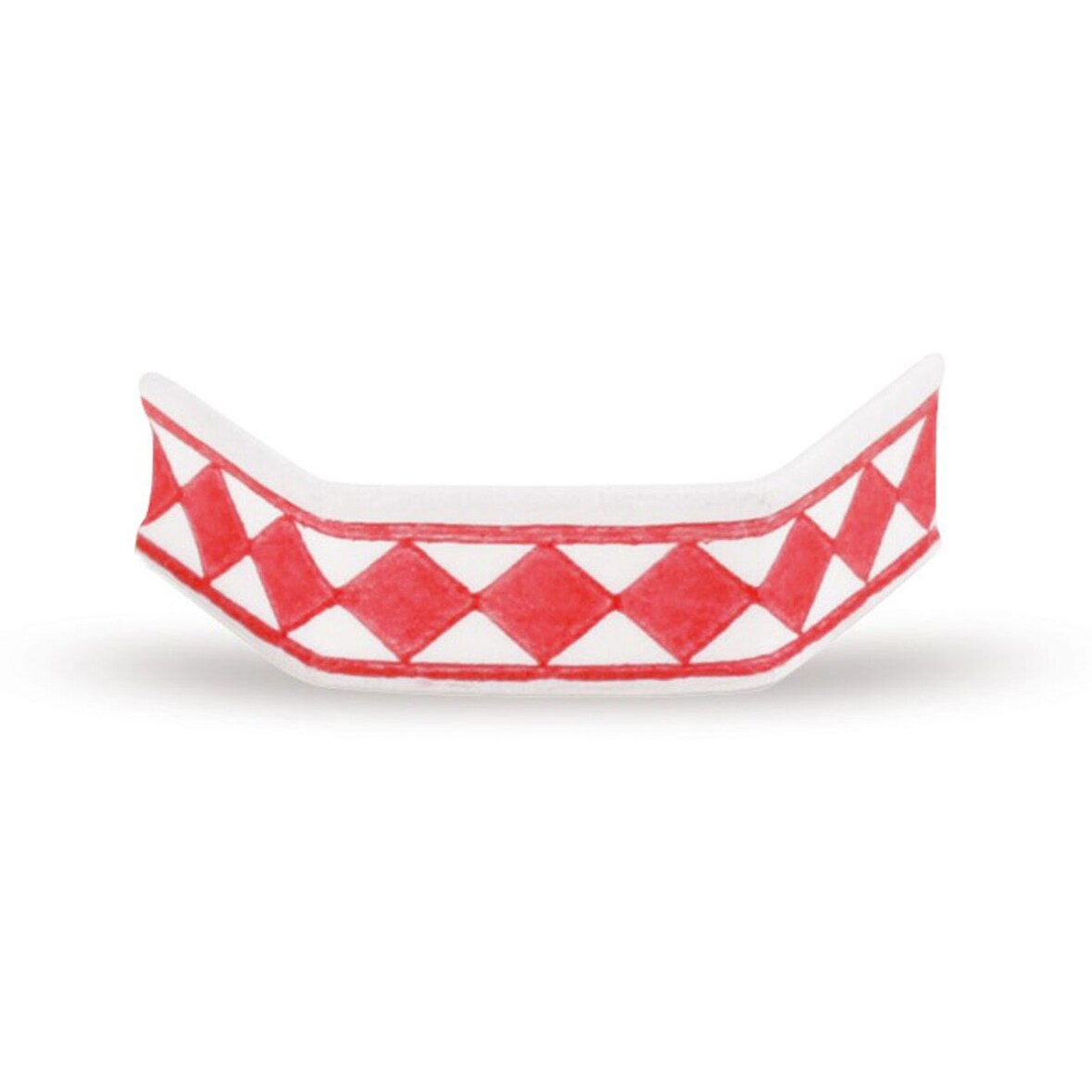 2000x U-Clipse Verschlussclipse Beutelverschlüsse 40 mm Rot-Weiss Papier