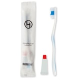 thumbnail of Zahnpflege-Set Weiss 50 Stück Zahnbürste und Zahncreme einzeln verpackt