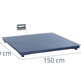 thumbnail of Steinberg Systems Bilancia da pavimento - 3000 kg / 1 kg - 150 x 150 cm - LCD esterno
