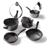 thumbnail of STONELINE® Future Topfset 8-teilig mit Sieb Deckeln, beschichtete Töpfe & Pfannen Induktion geeignet