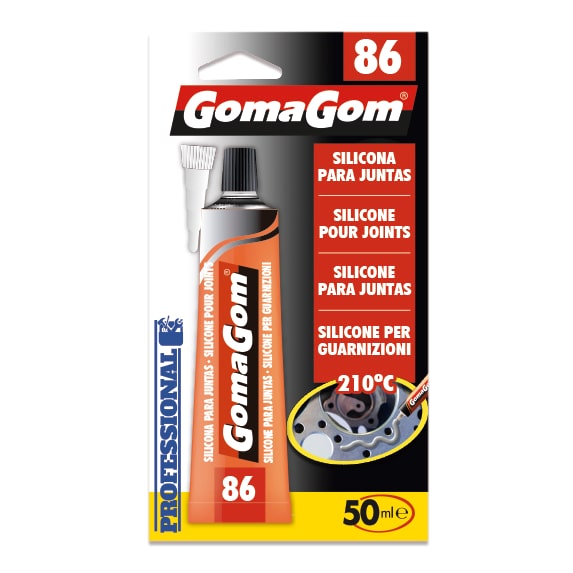 Cola 14601 - Gomagom Nº86 Blister Silicone Para Juntas 50 ml - 12 unidades