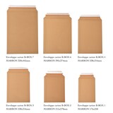 thumbnail of Lot de 50 enveloppes carton B-Box 1 MARRON format 176x250 mm