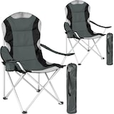 thumbnail of tectake Chaise pliante avec rembourrage - Set de 2 gris