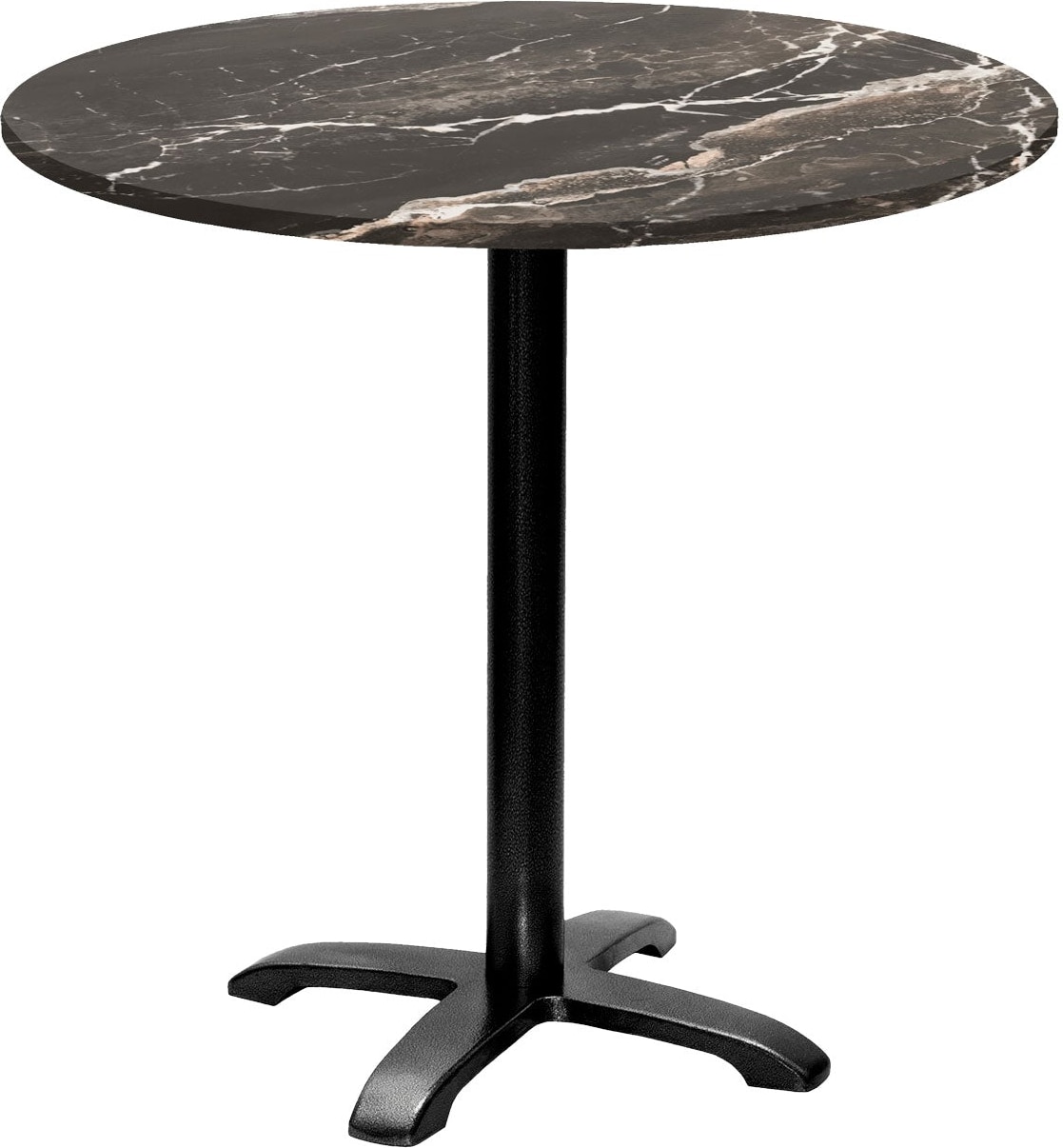 RestooTab - Tisch Bazila Ø80cm Dekor Marmor royal