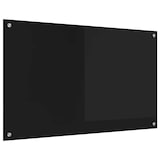 thumbnail of vidaXL Keuken Achterwand Zwart 100 x 60 cm gehard glas