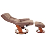 thumbnail of MCA recliner Hamilton, sgabello per poltrona TV, tessuto/tessuto portata 130 kg ~ marrone antico, color miele