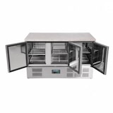 thumbnail of Table Réfrigérée Positive 3 Portes Inox avec Plan de Travail Marbre - 308L GN 1/1 - Froid Ventilé Pro Cuisine - Polar Série G