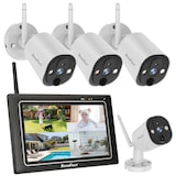 thumbnail of SecuFirst CWL401W4 Met 7 inch monitor en 4x Draadloze Beveiligingscamera - Wit