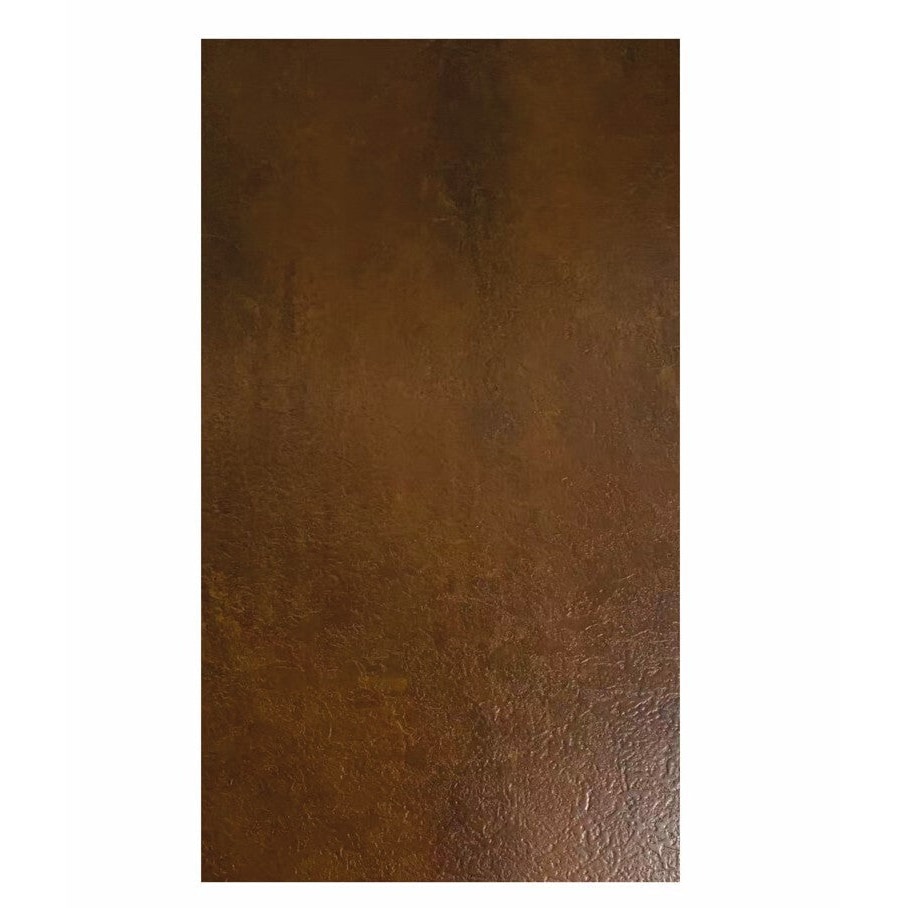 Panel decorativo con efecto de metal Corten oxidado, juego de 6 piezas, 120x60 cm, en PVC UV Ultra Slim