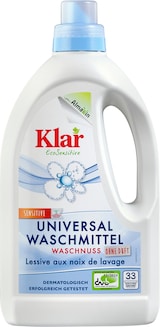 thumbnail of KLAR Universal Waschmittel Waschnuss flüssig 1,5 Liter für 20°C bis 95°C geeignet