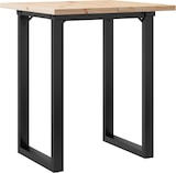 thumbnail of Décoshop26 - Esstisch im Industriedesign 70 x 70 x 75,5 cm massives Kiefernholz und Stahl DEC036793