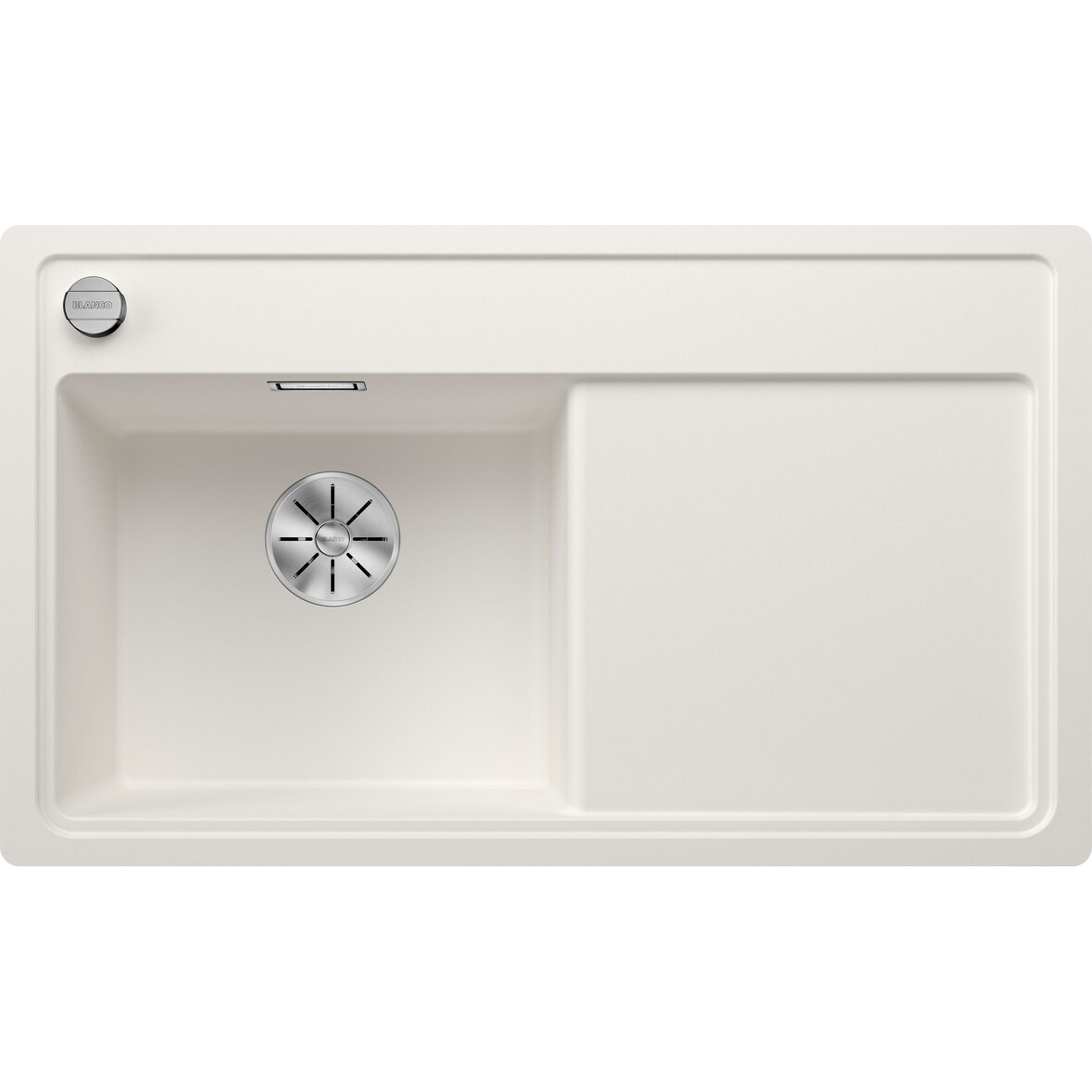 BLANCO ZENAR 45 S-F Spüle weiß, flächenbündig, ab 45 cm, ohne Zubehör