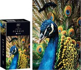 Ein Puzzle mit einem Pfau.