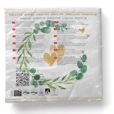 thumbnail of Sovie HOME Serviette Eukalyptus/Herzen aus Tissue 33 x 33 cm, 20 Stück