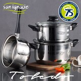 thumbnail of San Ignacio - 16/18/20 cm Kochgeschirr mit Wok aus geschmiedetem Aluminium