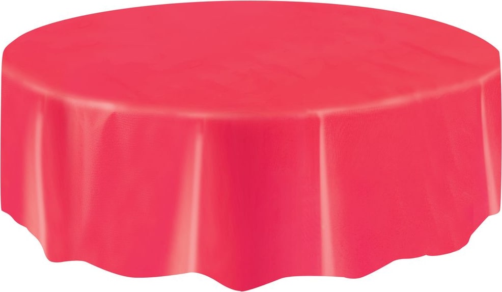 Tischdecke rot rund