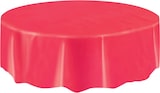 thumbnail of Tischdecke rot rund