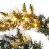 thumbnail of vidaXL Weihnachtsgirlande mit LED-Lichtern Grün 2,7 m PVC