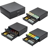 thumbnail of BRASQ Capsulehouder voor Nespresso cups - voor Dolce Gusto cups - Tot 50 cups - Koffiecups houder Zwart - Opbergbox met 2-lades