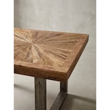 thumbnail of Rustikaler Mangoholz Esszimmertisch, Metallbeine, stabil, pflegeleicht. 200x100x76 cm | Kadima Design