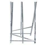 thumbnail of ECD Germany Sägebock 2er Set verzinkt, 3-fach verstellbar, 83x84,5 cm, 150 kg Tragkraft, klappbarer Sägegestell-Holzbock für Kettensäge & Brennholz