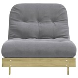 thumbnail of vidaXL Futon slaapbank met matras 90x206x11 cm geïmpregneerd hout