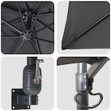 thumbnail of vidaXL Outdoor-Schirm Anthrazit Polyester, pulverbeschichteter Stahl Groß