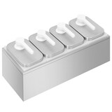 thumbnail of Distributeur de sauce professionnel 4 pompes – 8 L (4×2 litres) - idéal restaurants et traiteurs