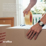 thumbnail of m-office Cinta Adhesiva Transparente, Cinta de Embalar Adhesiva para Embalaje de Cajas, Envíos, Mudanzas y Manualidades (48mmx120m, x48)