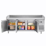 thumbnail of METRO PROFESSIONAL Table à pizza GPT3100, 201,8 x 80 x 100 cm, 362 L, argenté